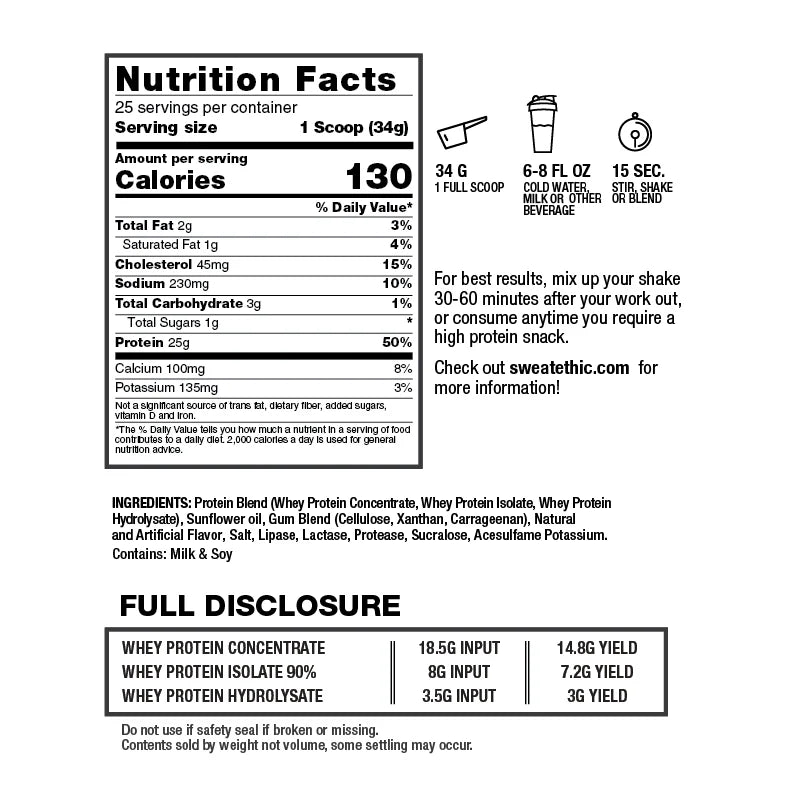 WHEY’D Protein (25 servings)