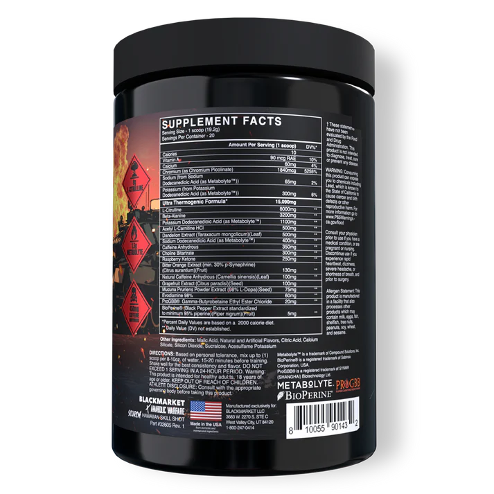 SCORCH Pre-Workout (ULTRA thermogenic)