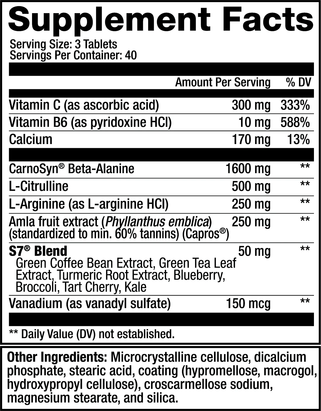 VASO'D Nitric Oxide Complex (Non-stim)