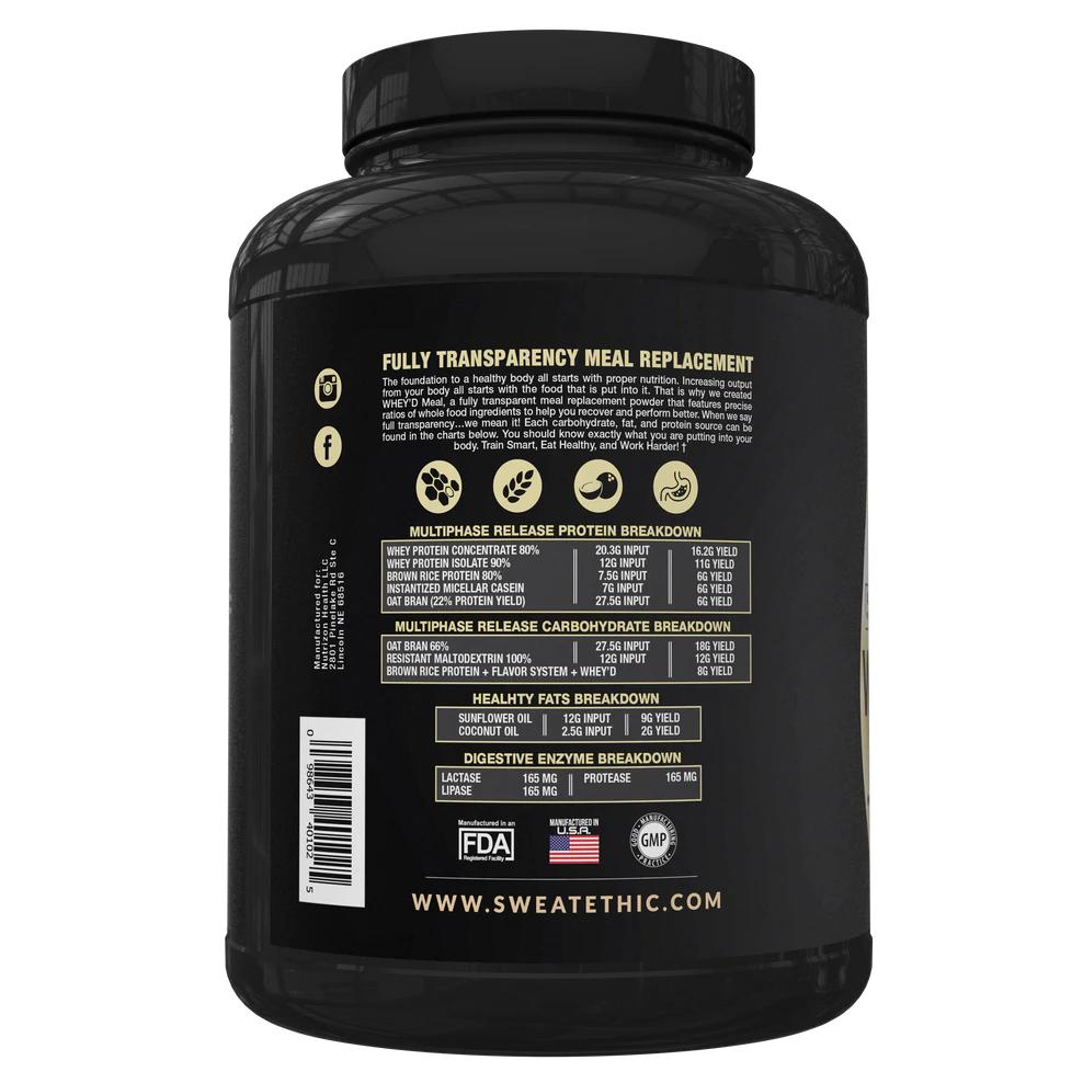 WHEY’D MEAL (Whole Food Meal Replacement)