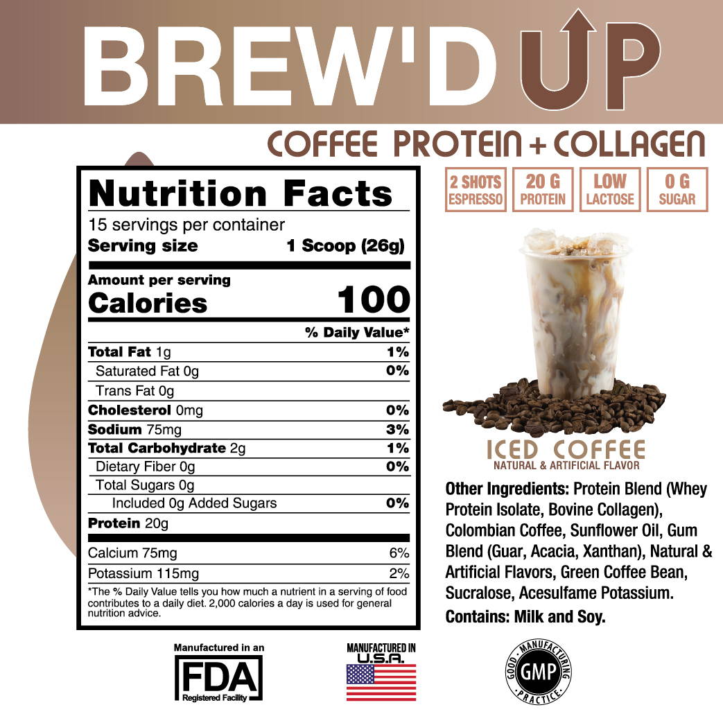 BREW'D UP COFFEE PROTEIN + COLLAGEN