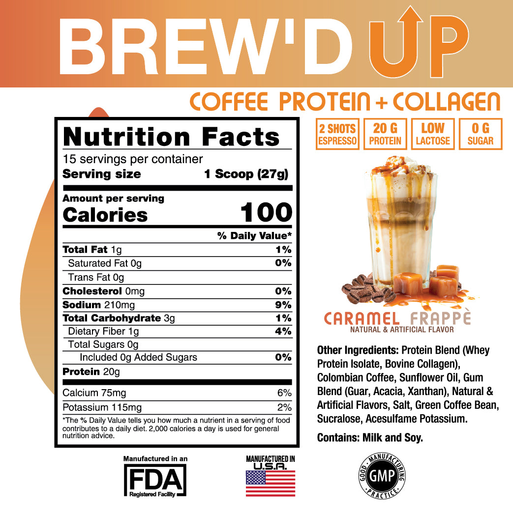 BREW'D UP COFFEE PROTEIN + COLLAGEN