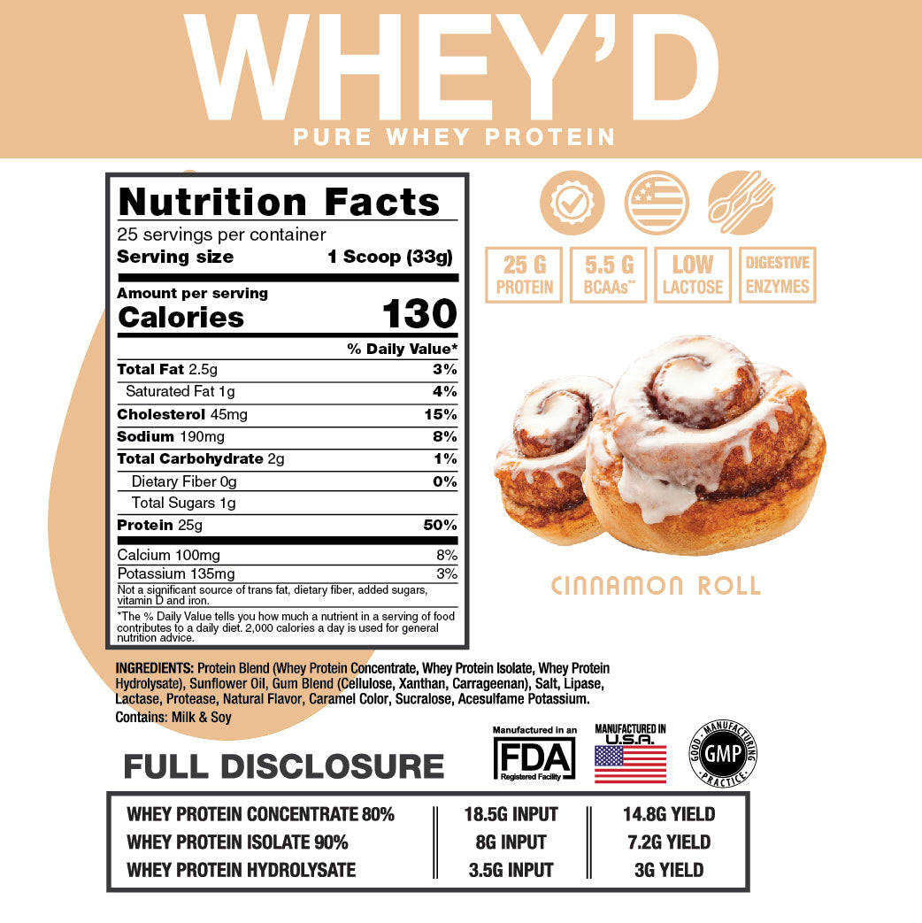 WHEY’D Protein (25 servings)