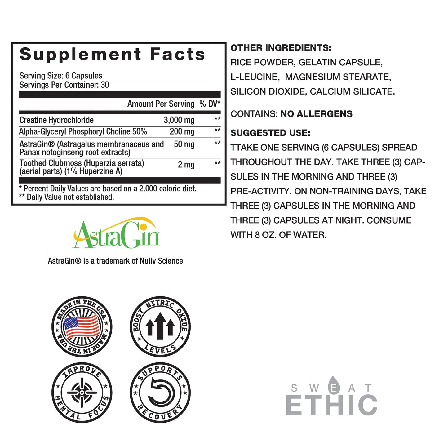 CREATE’D (Creatine + Nootropics)