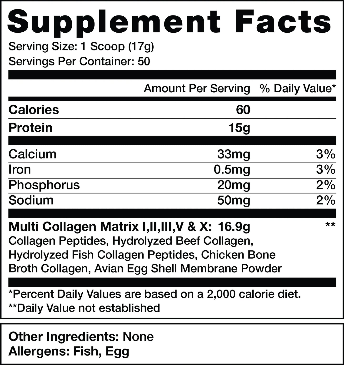 MULTI SOURCE COLLAGEN (50 servings)