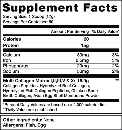 MULTI SOURCE COLLAGEN (50 servings)
