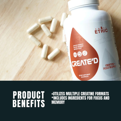 CREATE’D (Creatine + Nootropics)