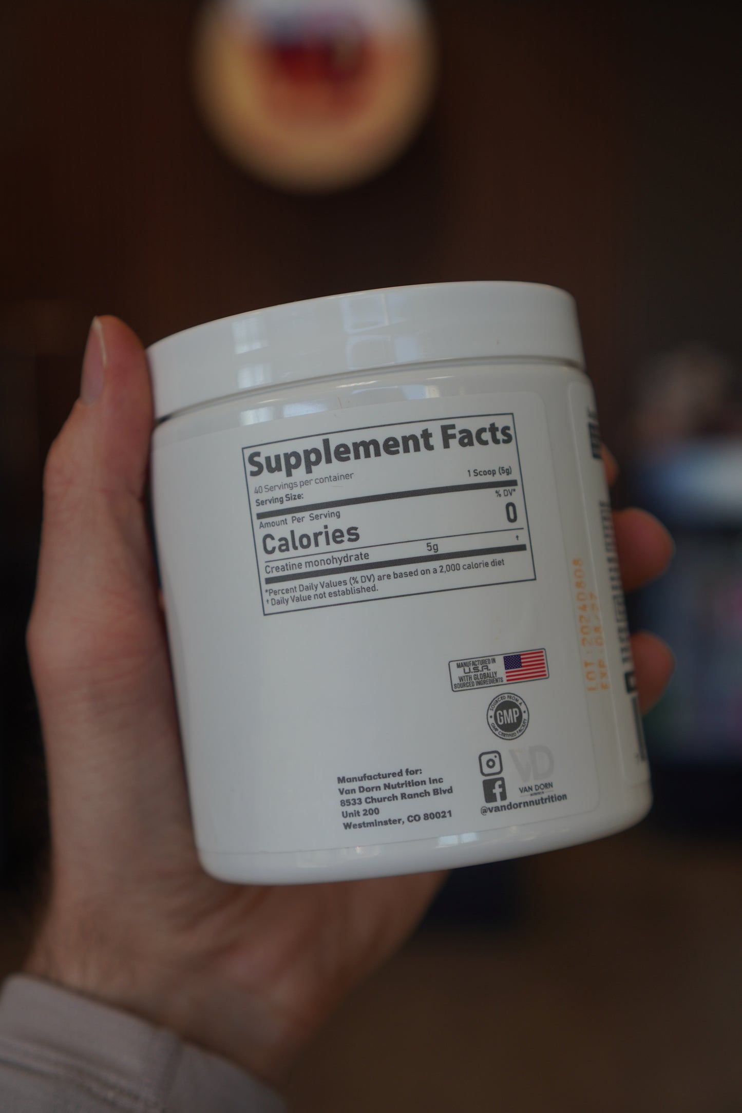 VDN CREATINE Micronized MONOHYDRATE (40-servings)