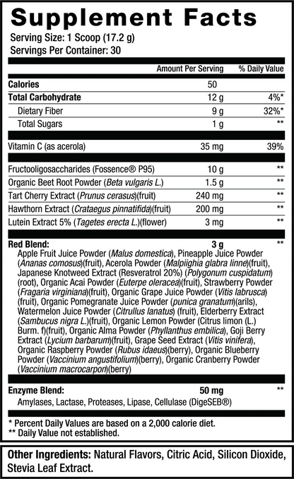 MULTI REDS: REDS + GUT HEALTH + FIBER (Joint, Eye, Gut, Heart Health)