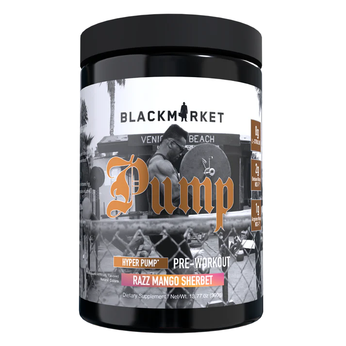 Black Market PUMP (Hyper-Pump Non-Stimulant Pre-Workout)