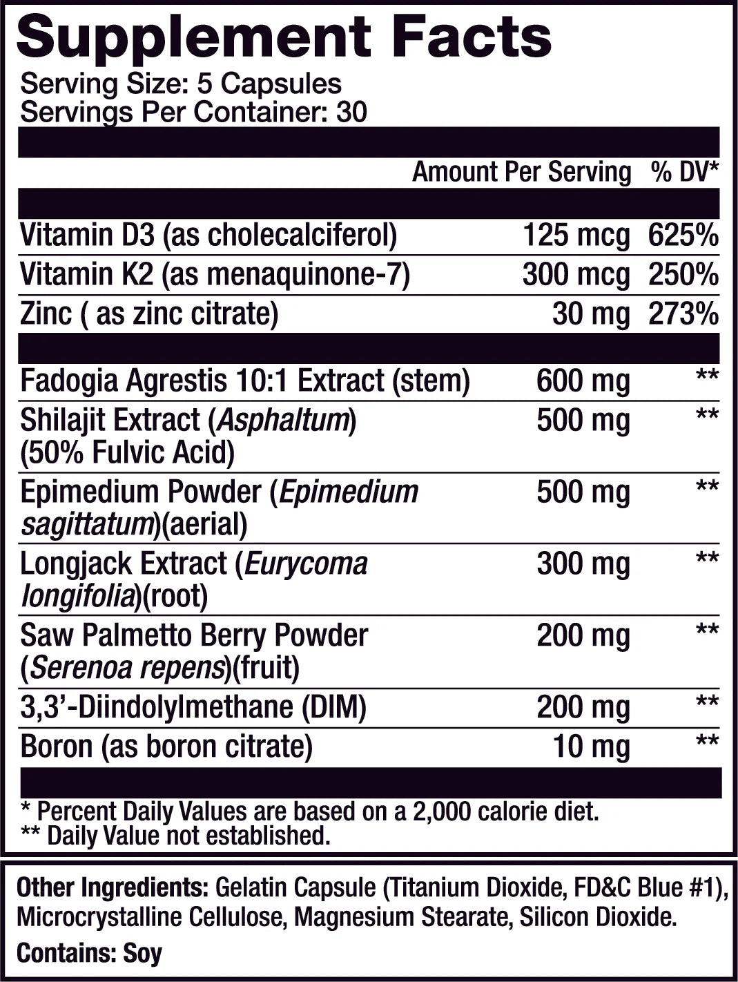 TOTAL TEST (Natural Testosterone Support)