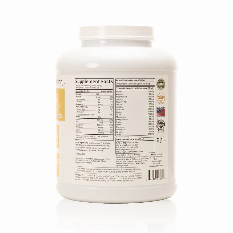 define [whey] Protein Concentrate (63 servings)
