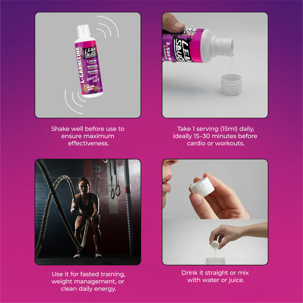 LEAN SAUCE L-Carnitine 3500 (Metabolism + Energy)