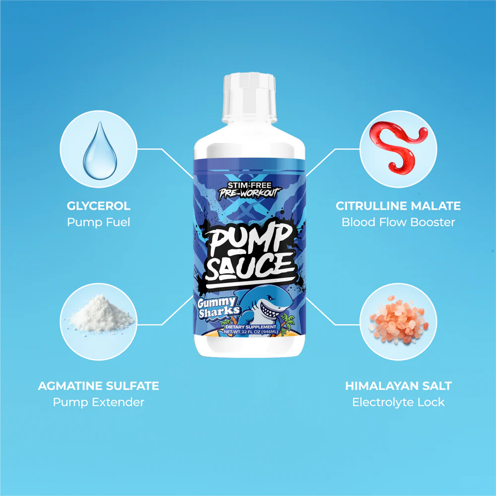 PUMP SAUCE (Liquid Non-Stim Pre-Workout)