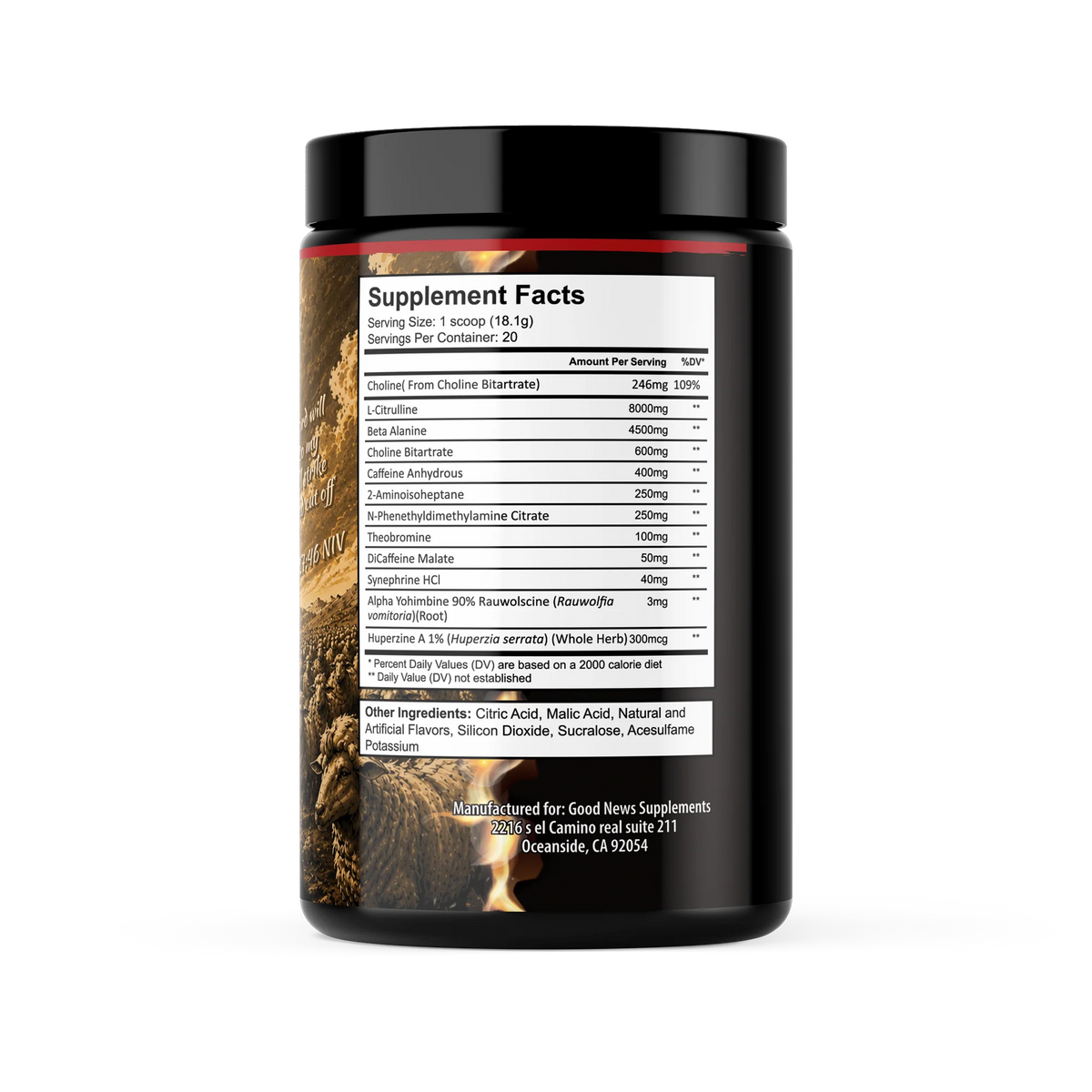 David vs. Goliath EXTREME PRE-WORKOUT