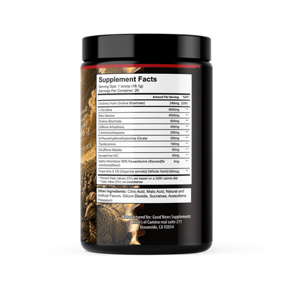 David vs. Goliath EXTREME PRE-WORKOUT